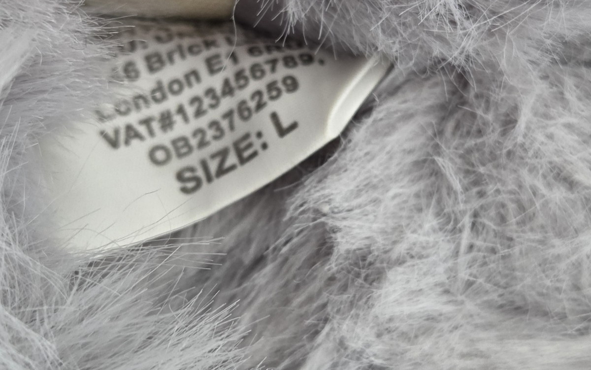 NWOT Anthropologie Shoes Size 10 Maeve Faux Fur Open Toe Slippers Gray Taupe