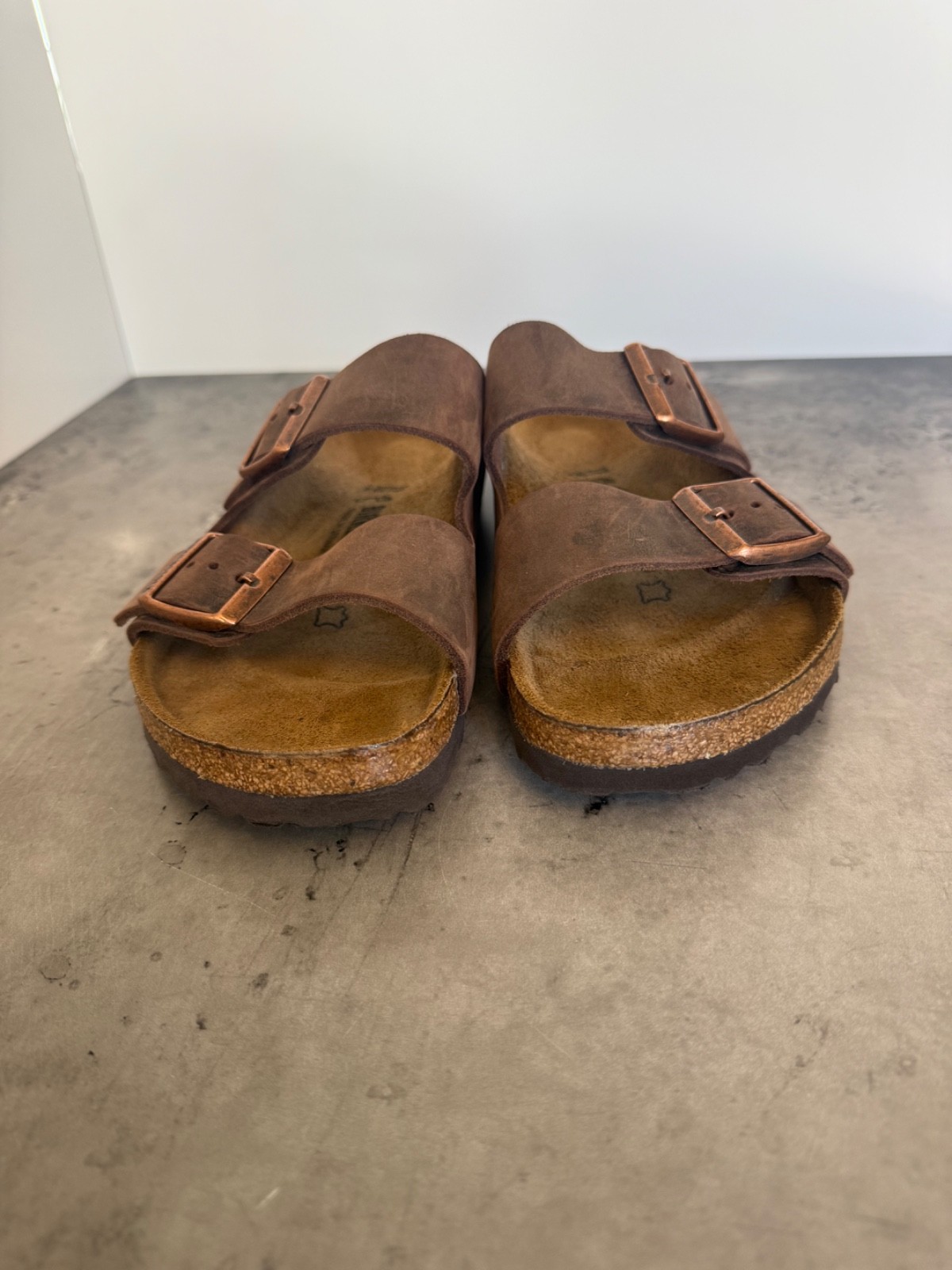 Birkenstock Arizona Habana Oiled Leather EU 37 / Size 6-6.5 (Narrow) – Worn Once
