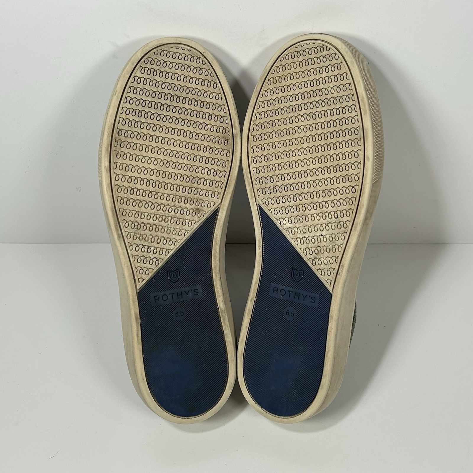 Rothy’s The Original Slip-On Sneaker Womens 6.5 Gray Casual Eco Friendly Shoes