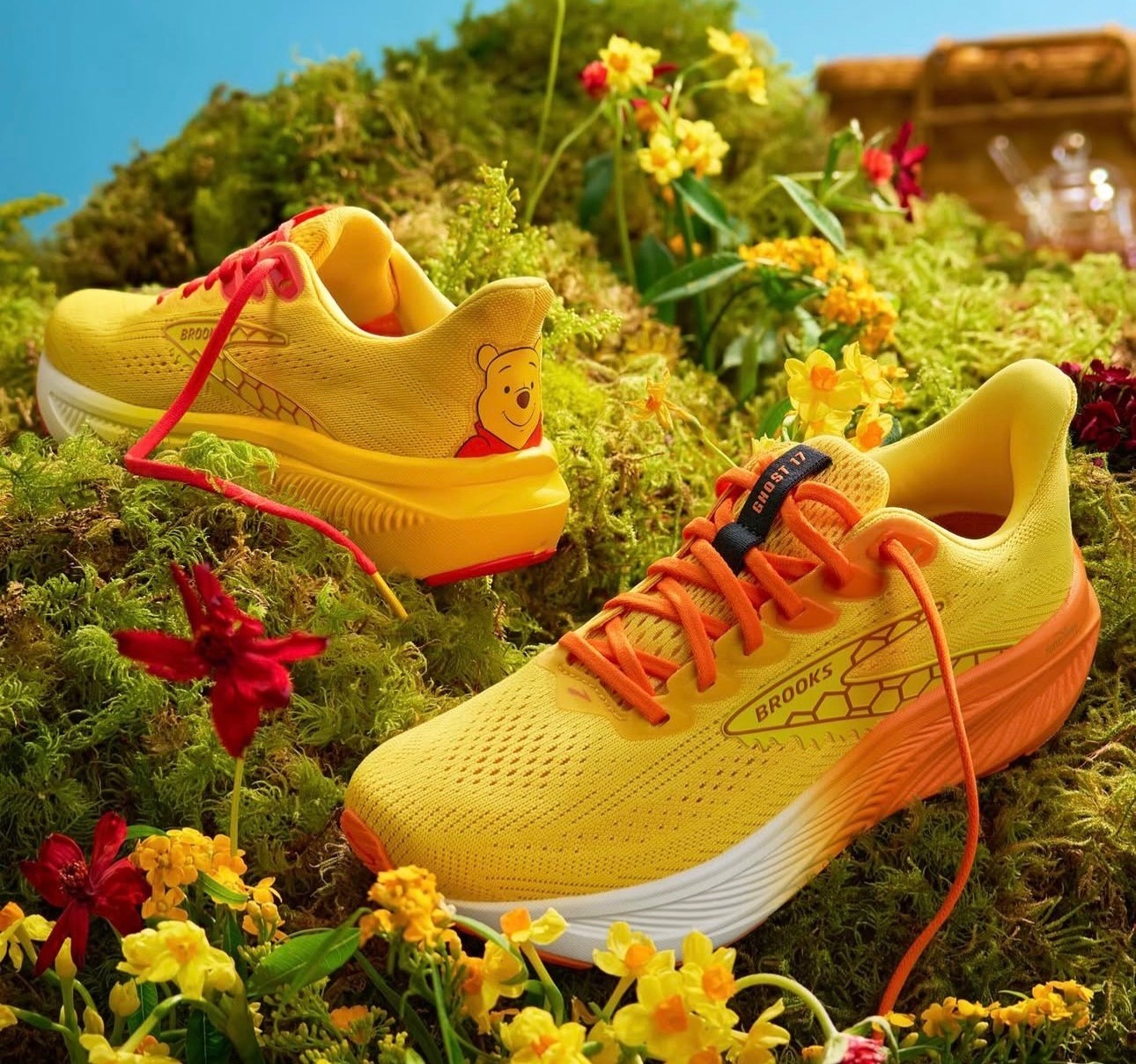 2026 Brooks Run Disney Springtime Ghost 17 Winnie The Pooh Tigger Women’s Shoes!