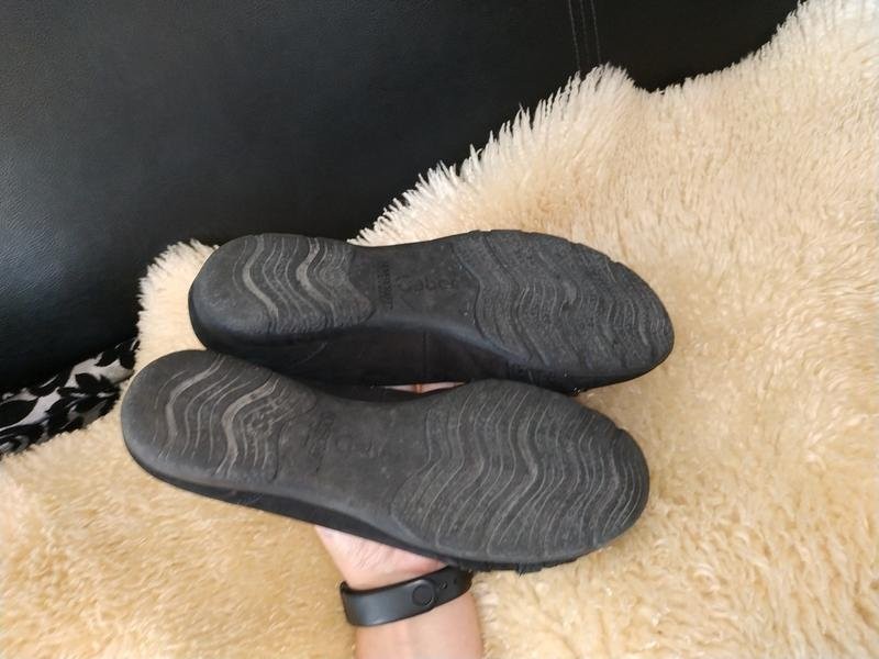 Women Gabor heels black nubuck 37 #7TEW