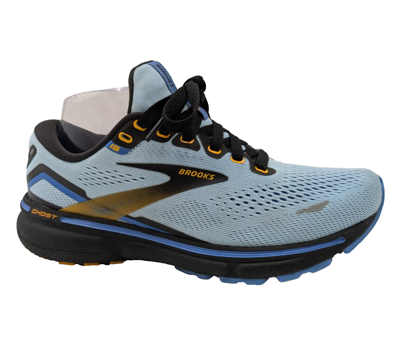 BROOKS GHOST 14 Women’s Size 7 B Running Shoes Gray Blue Athletic Sneakers