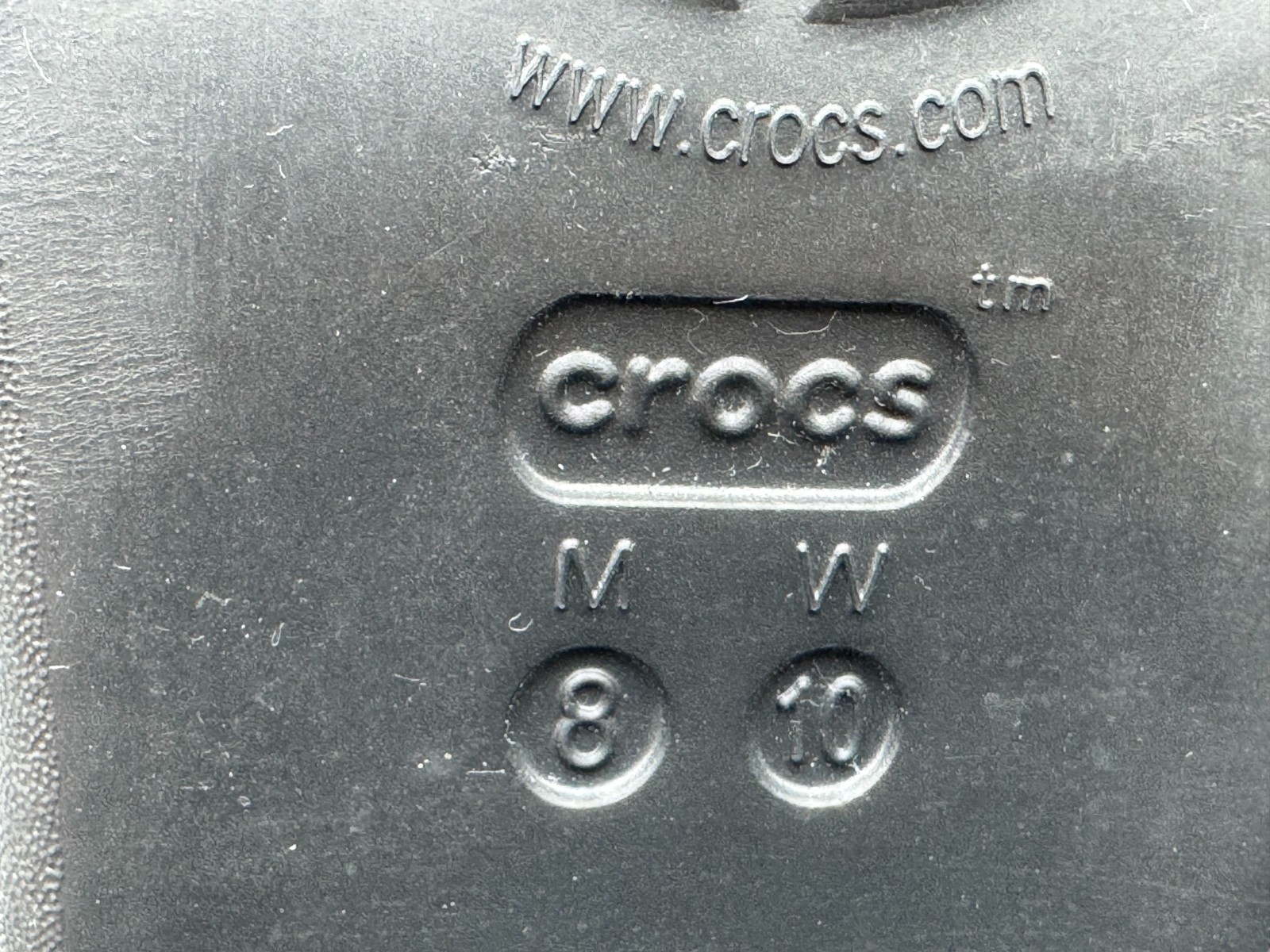 CROCS Women’s Size 10 Men’s Size 8 Siren Platform High Heel Clog Black