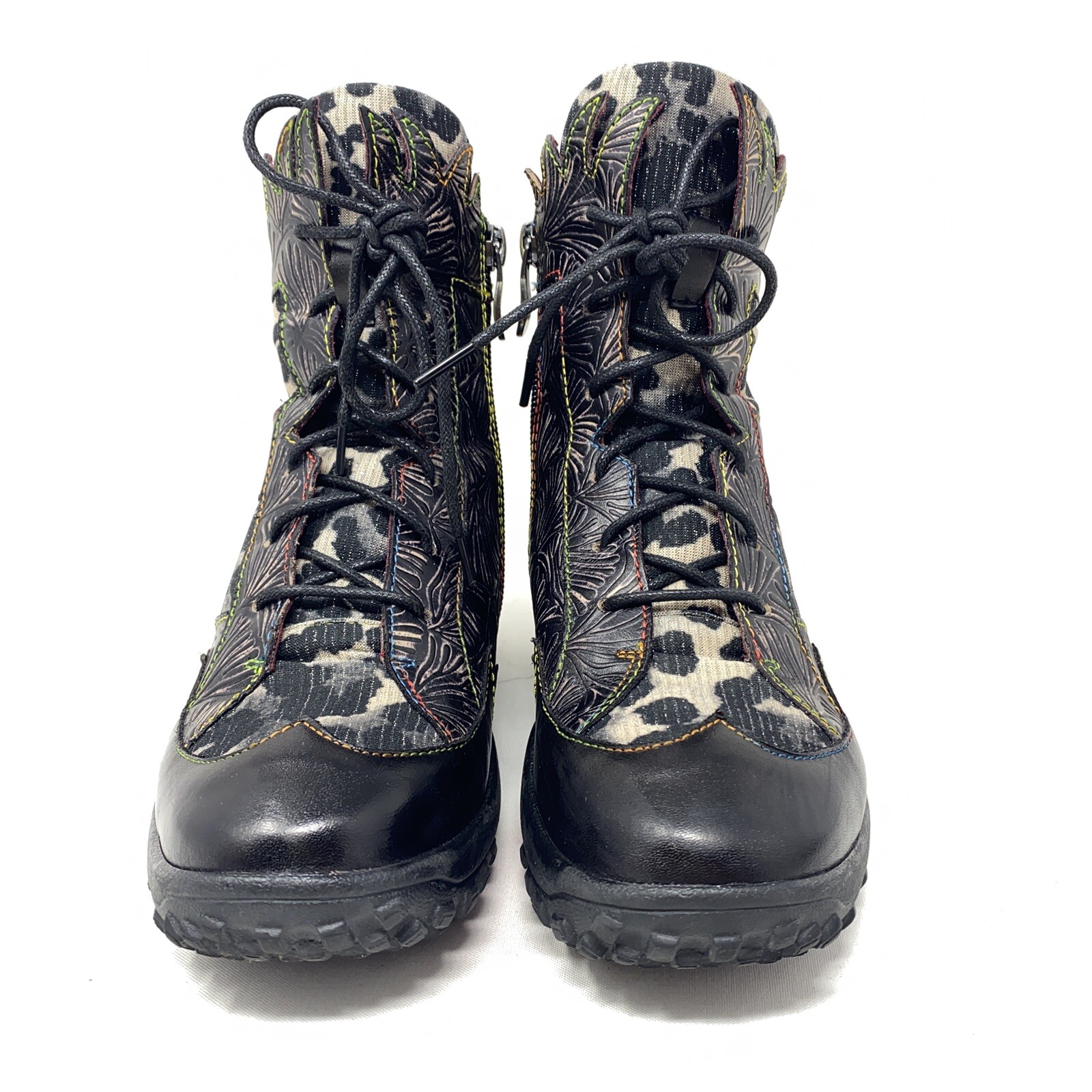 Spring Step L’Artiste Ileana Leather Boots Winter Side Zip Sz 36 US 6 M