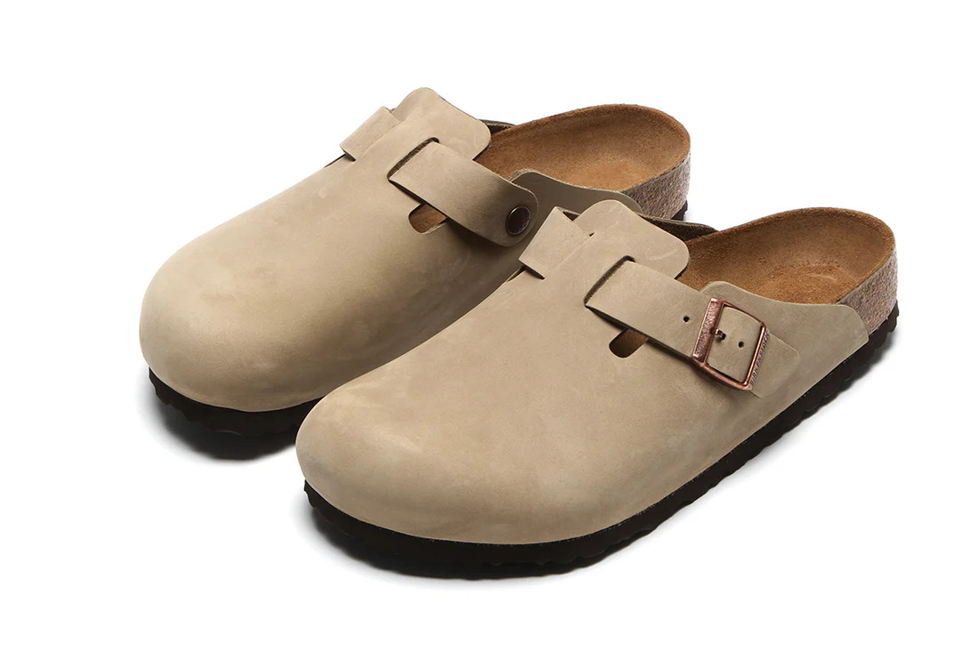 Birkenstock Boston Oiled Leather Soft Footbed Tobacco Brown Shoes SelectSize