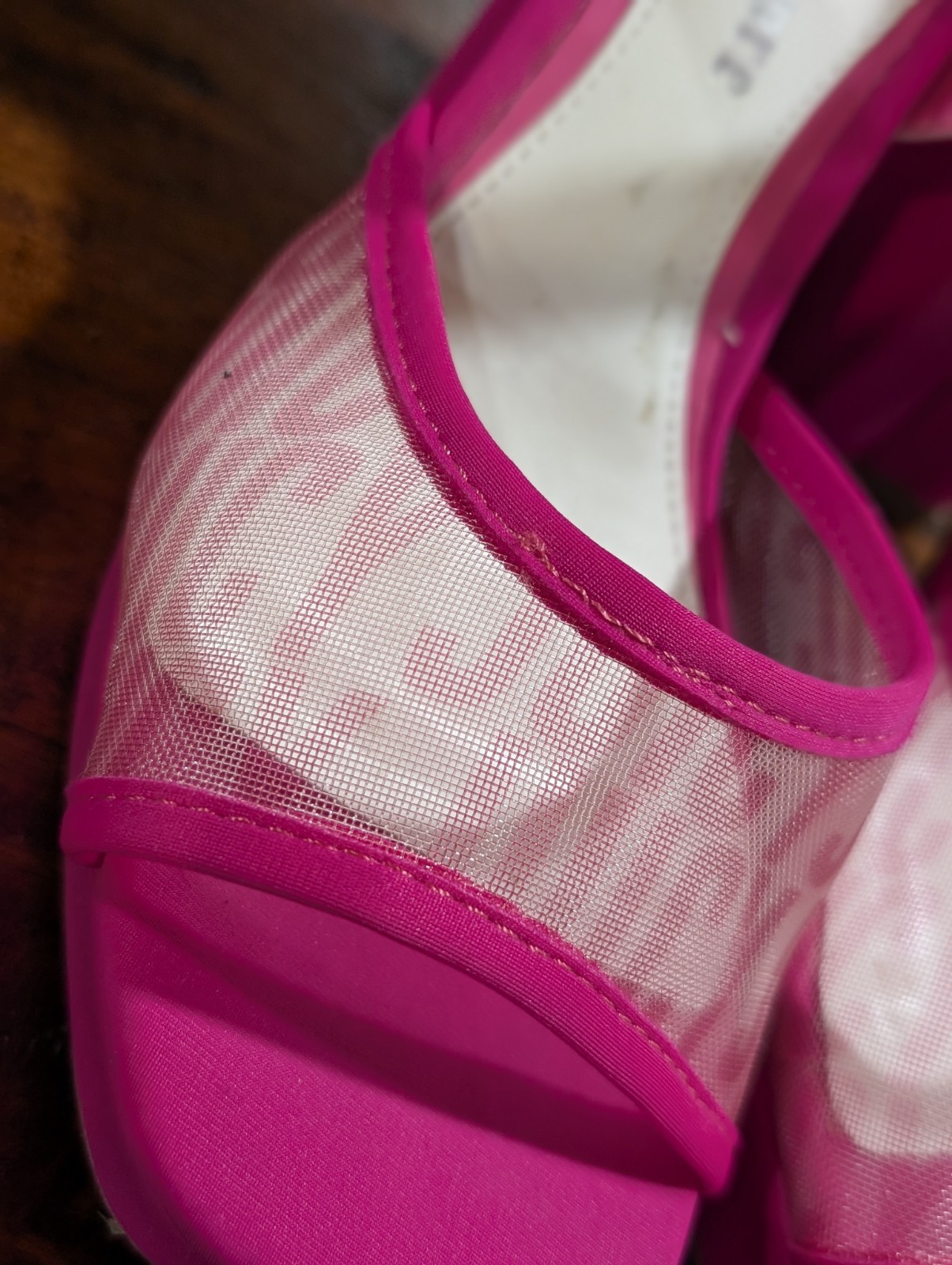 Juicy Couture Pink Platform Strapy Block Heels JC-Gramercy Size 7M