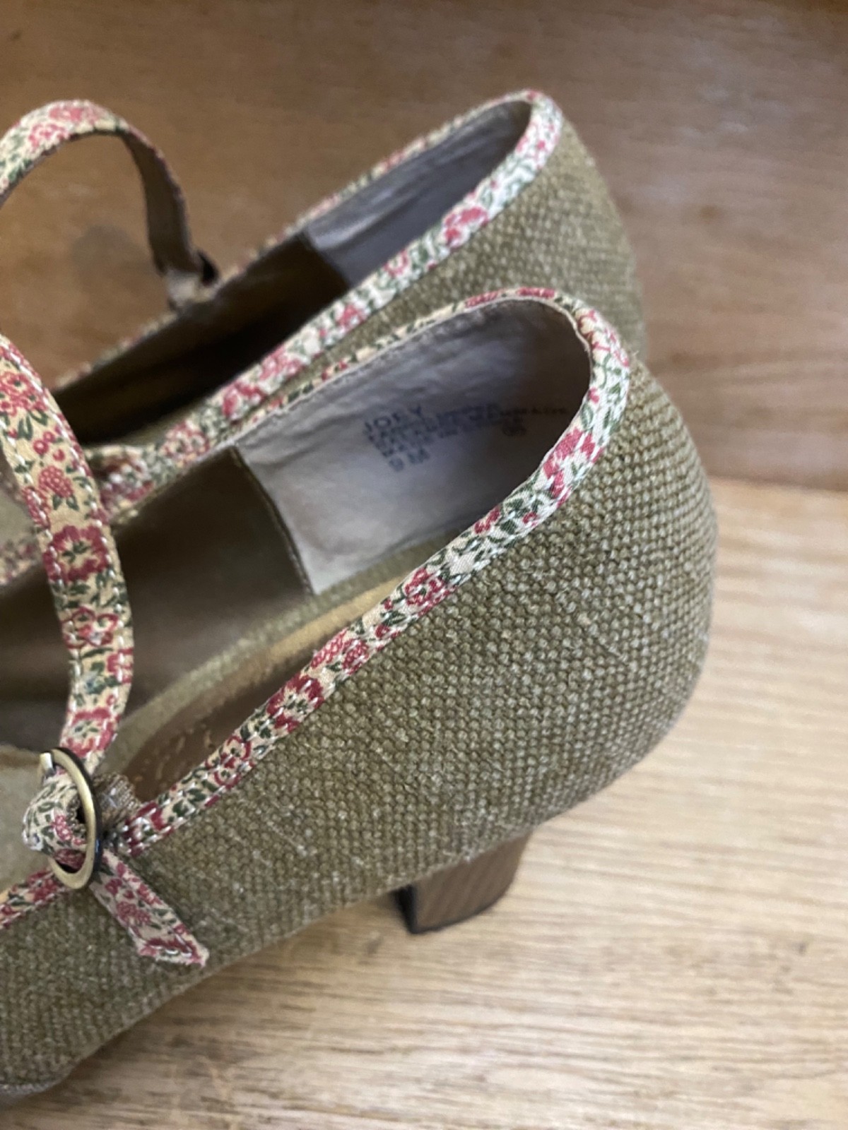 Mudd Womens Joey Open Toe Fabric Mary Jane Heels Size 9 Open Toe With Bow