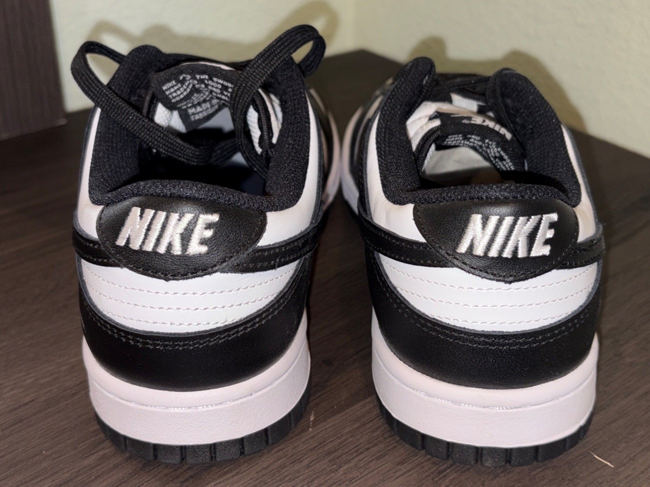 Nike Dunk Low Black White Women’s Sz 7.5 New Without Box