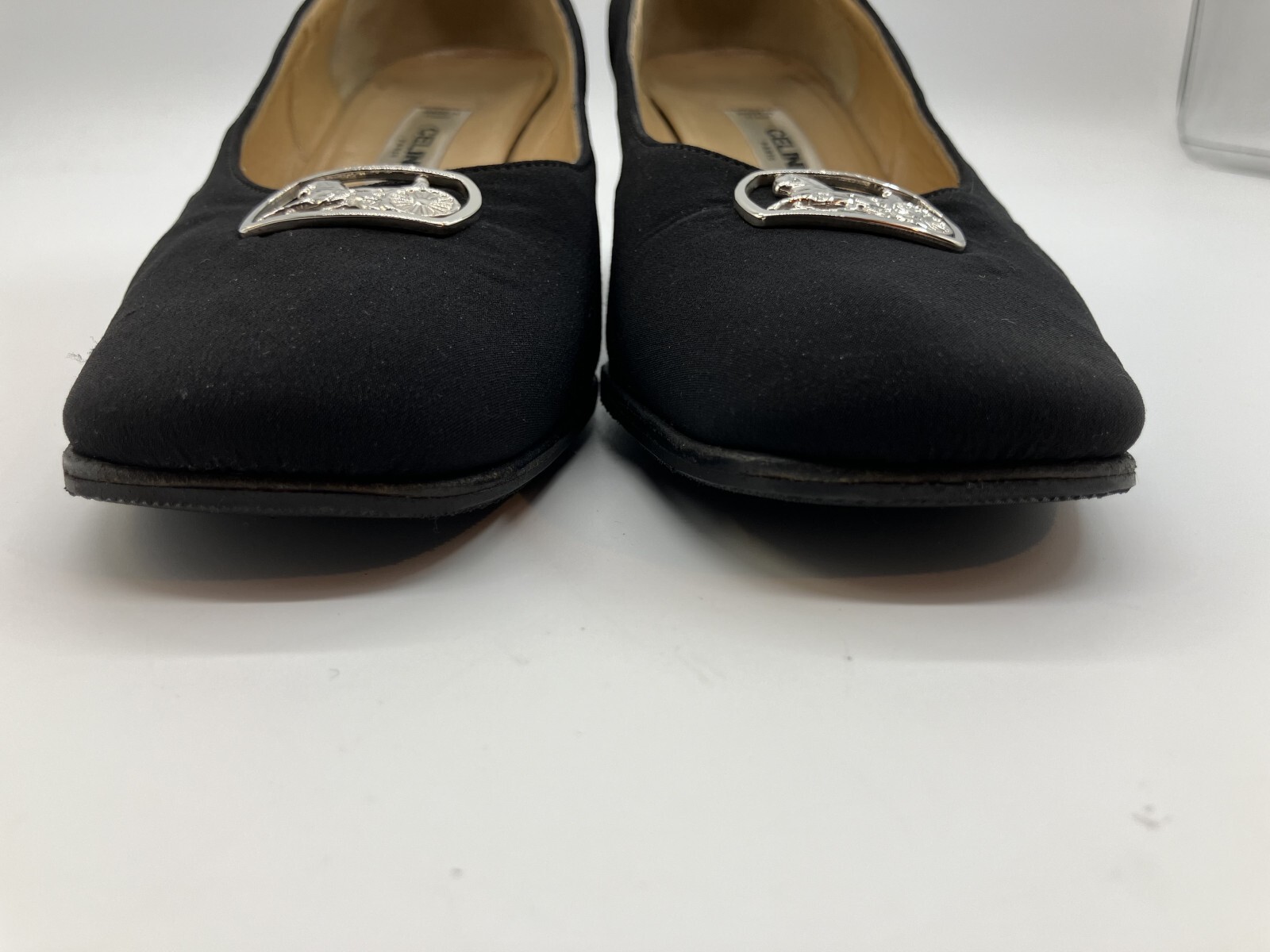 Celine Pumps Black (JP35)(US 5.5)(22.5cm)(8.86 inch) Free Shipping