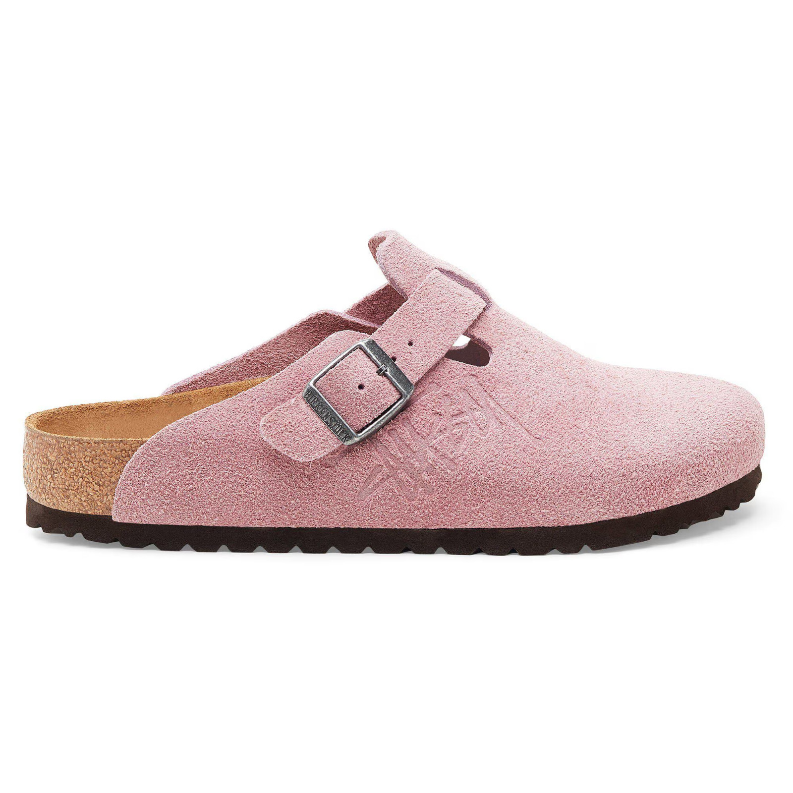 Birkenstock Boston Stüssy x Dusty Pin Suede Footbed Slip-Ons Clog Unisex EU37-45