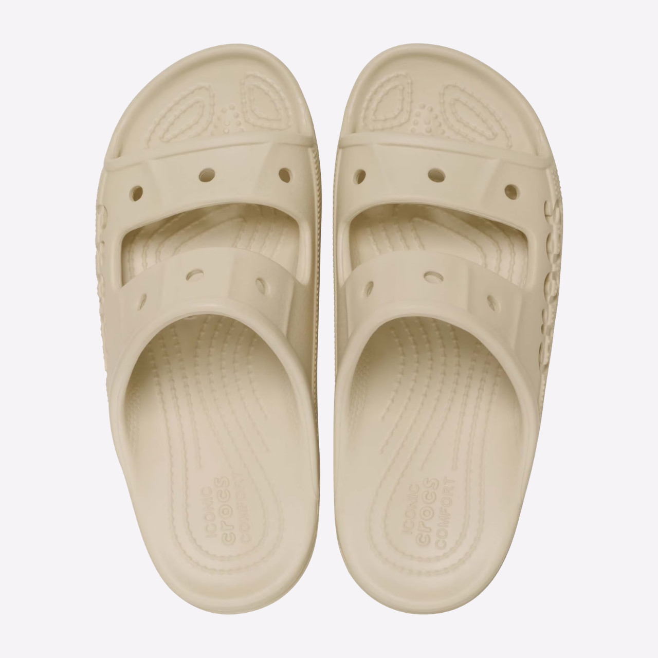 Crocs Unisex Baya Slide Sandals Winter White Womens Sz 8/Mens Sz 6 Flip Flop