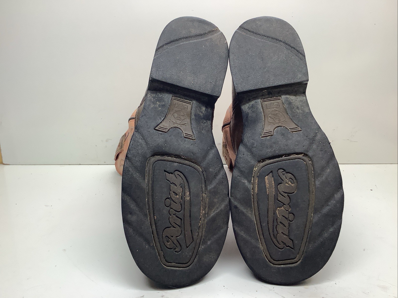 WOMENS ARIAT ATS COWBOY BROWN BOOTS SIZE 7.5 B
