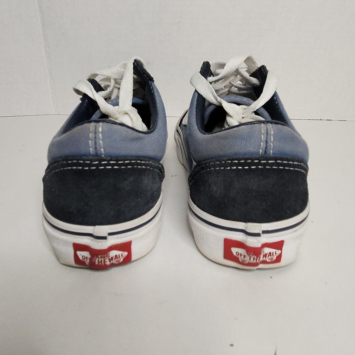 Vans Old Skool Acid Denim Skateboard Sneakers Shoes Blue Size Women 5 Men 3.5