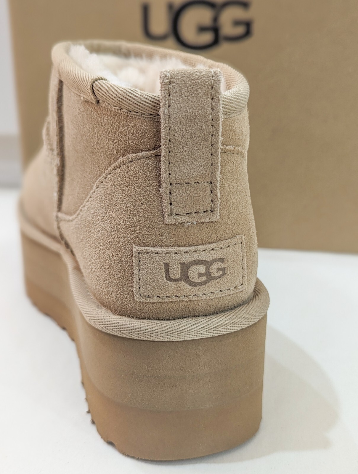 NIB 100% UGG Classic Ultra Mini Platform 1135092 Women’s Fashion Boots Sand