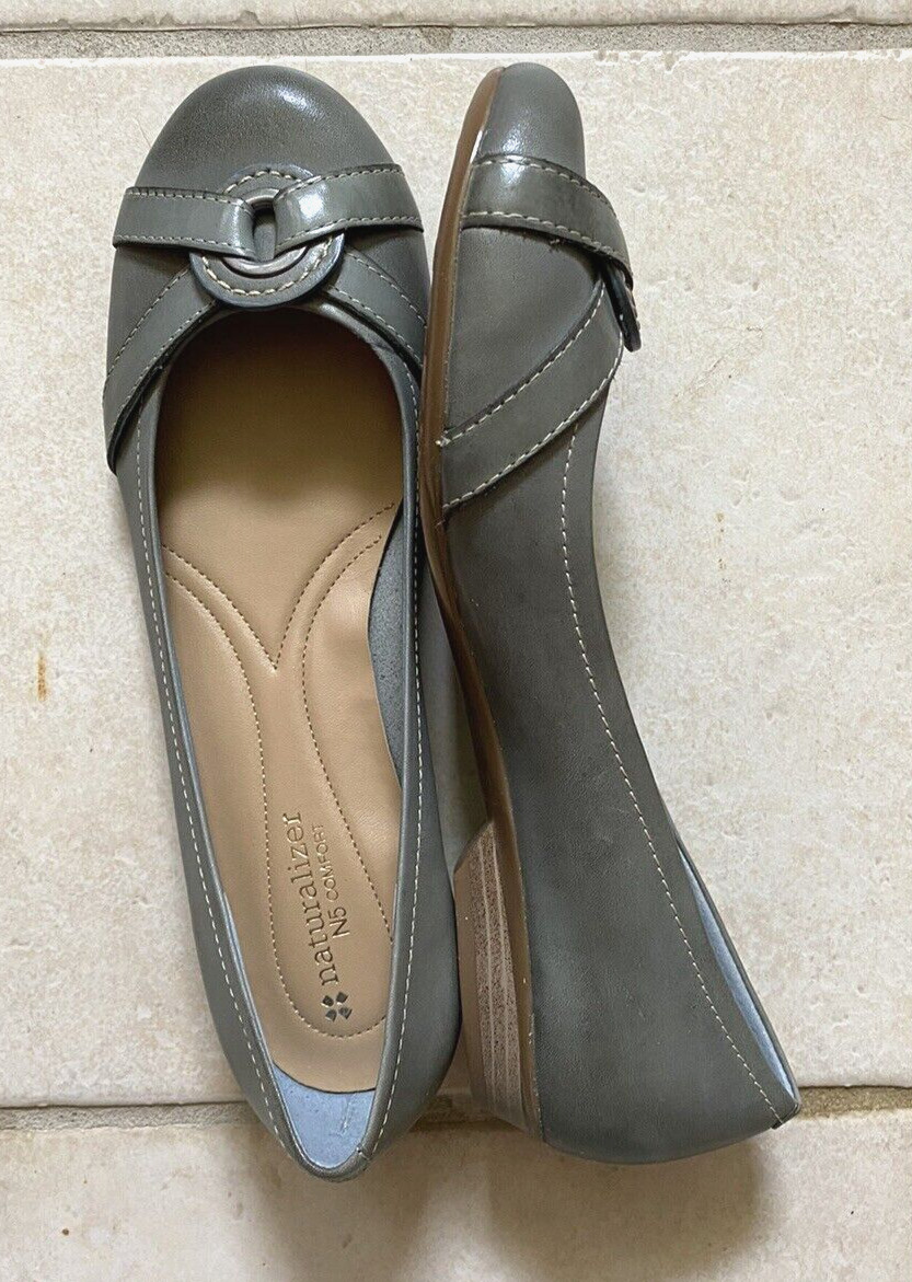 Naturalizer Comfort Low Heel Flat Shoes «Daily» Stonewash Denim 9.5M NIB