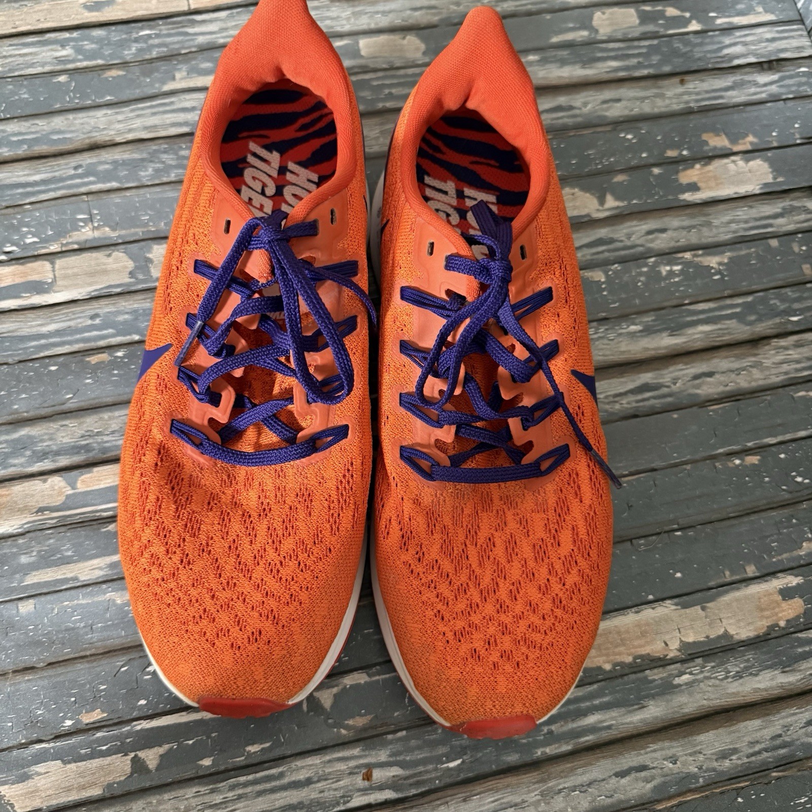 Nike Air Zoom Pegasus 36 Clemson CI2038-800 Orange Running Shoes Women Size 9