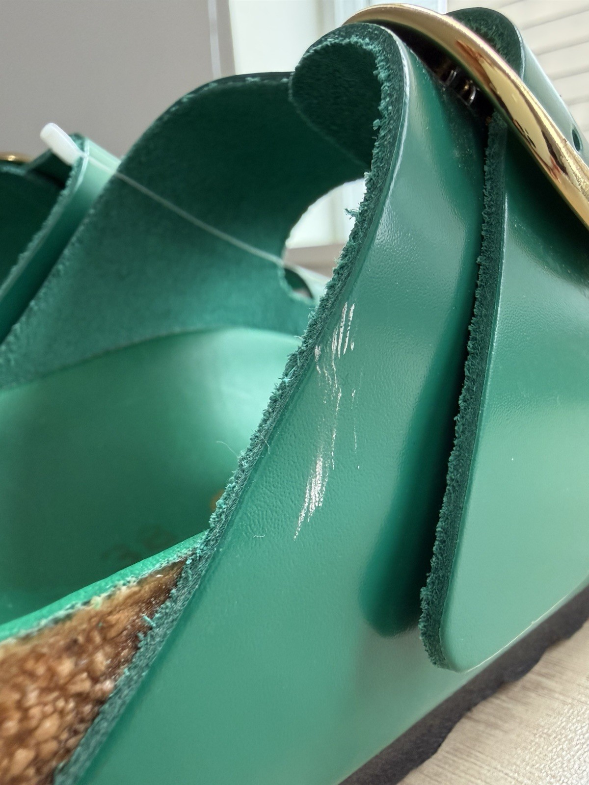 Birkenstock Arizona Big Buckle Sandals – Green! – Size 38 – See Photos