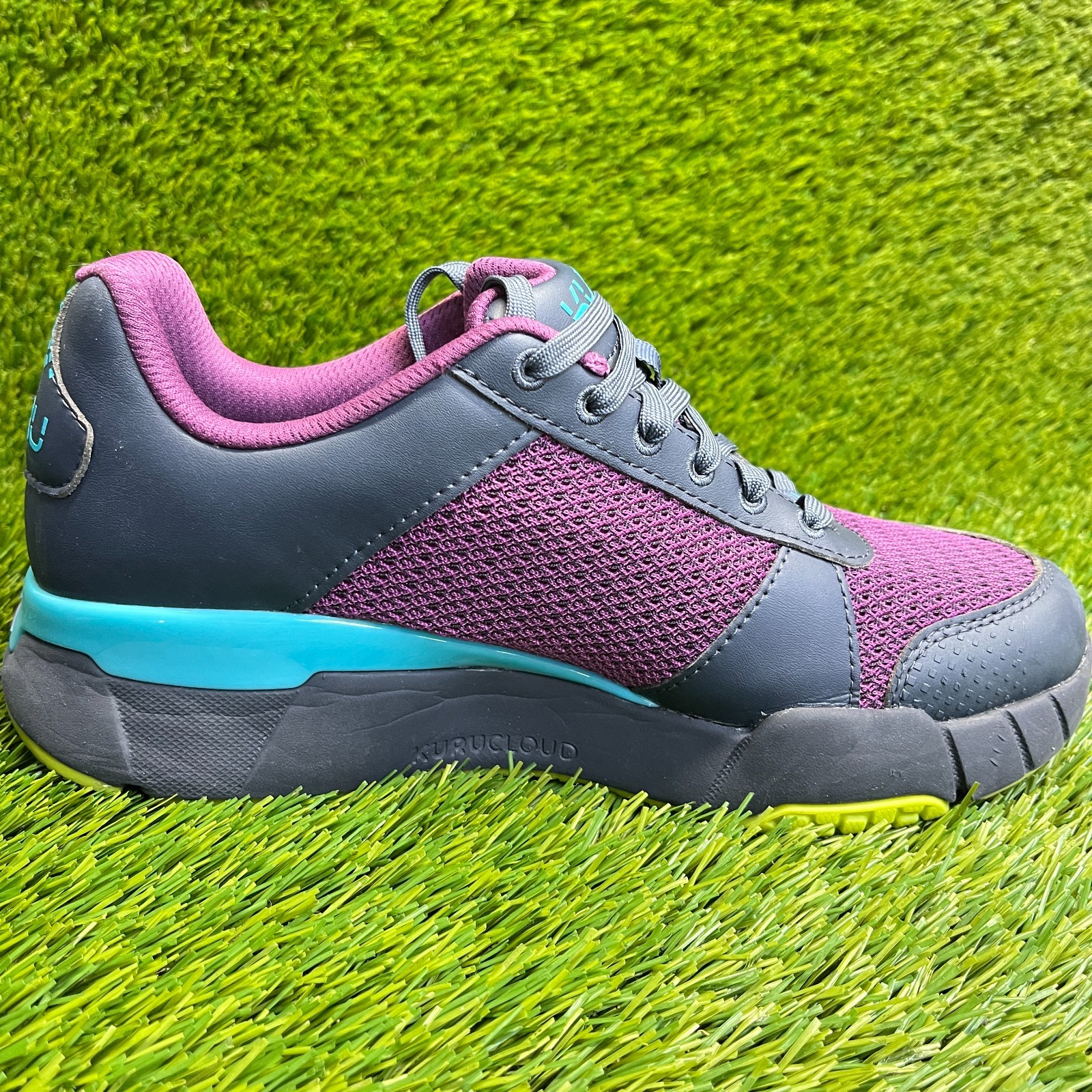 Kuru Quantum 2.0 Womens Size 8 Purple Blue Black Athletic Running Shoes Sneakers