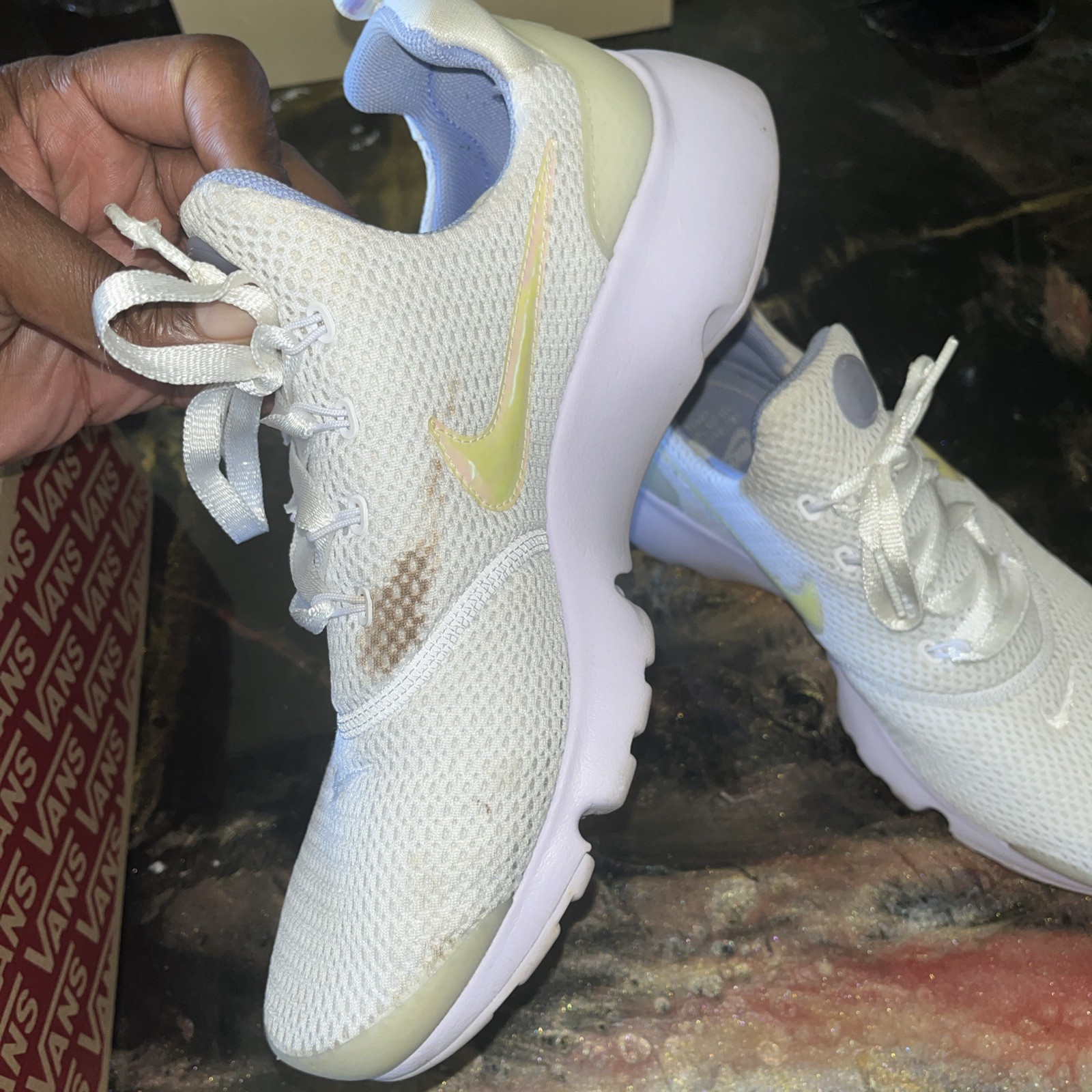 Nike Presto Fly Running Shoes – White & Twilight Pulse Women’s 8.5 910569-106
