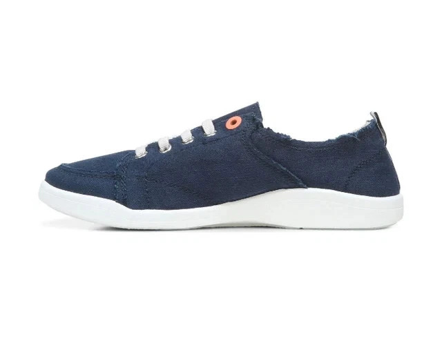 VIONIC Beach Pismo Casual Sneaker Navy Canvas Color, New, All Size