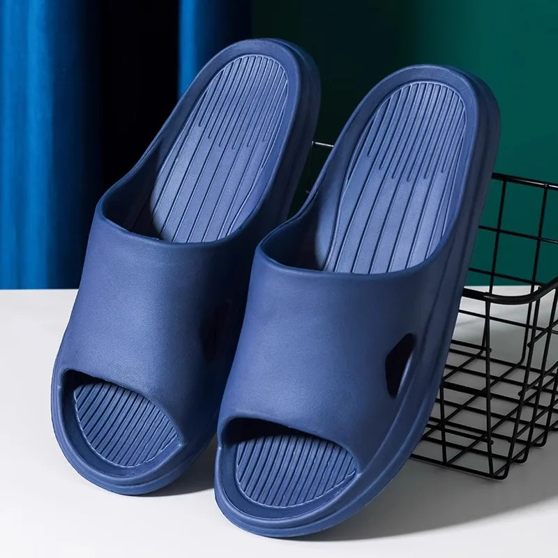 Soft Home Slippers Couple Summer Indoor Skid Proof Bathroom Slippers Sandals Hot