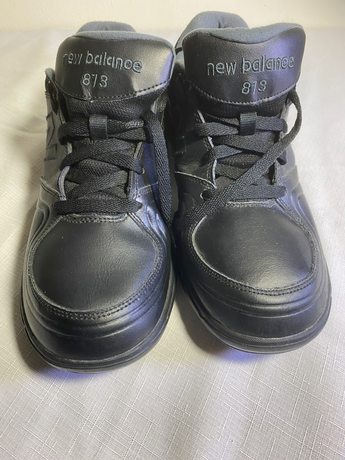 New Balance 813 Women’s Size 11 B Black Leather Rollbar Walking Shoes WW813BK
