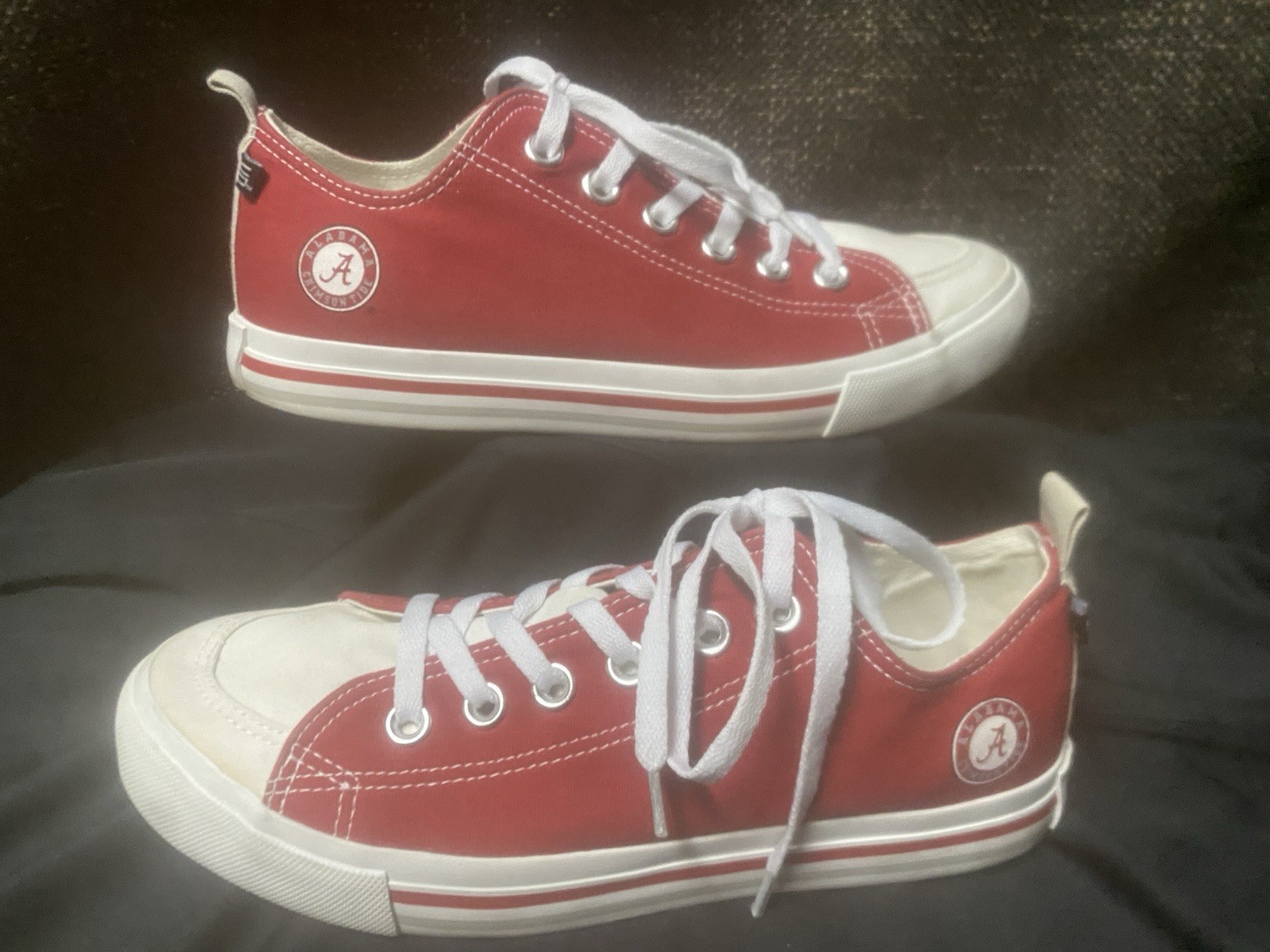 Alabama Crimson Tide Skicks Shoes Women’s Size 8 Low Top Canvas Sneakers