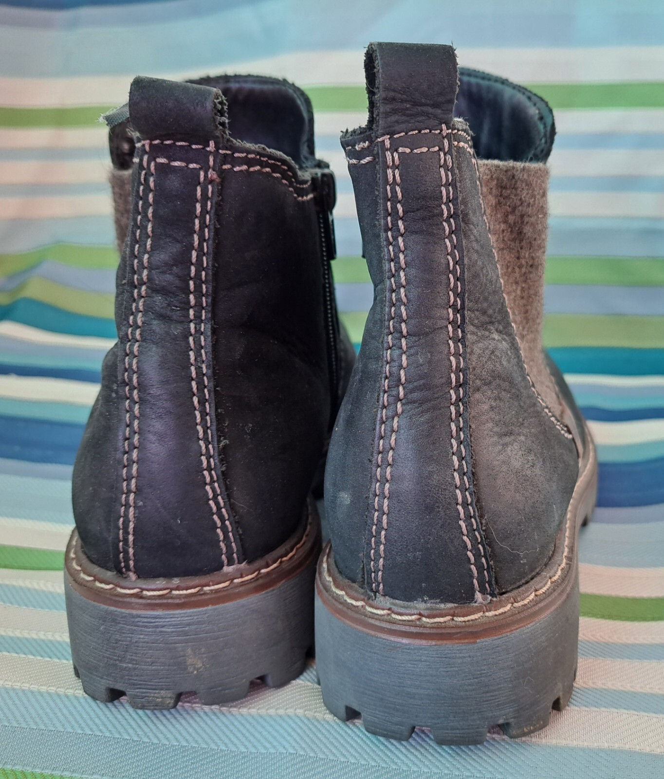 JOSEF SIEBEL MARTA BROWN LEATHER BOOTS EU 36 USA 6 EUC