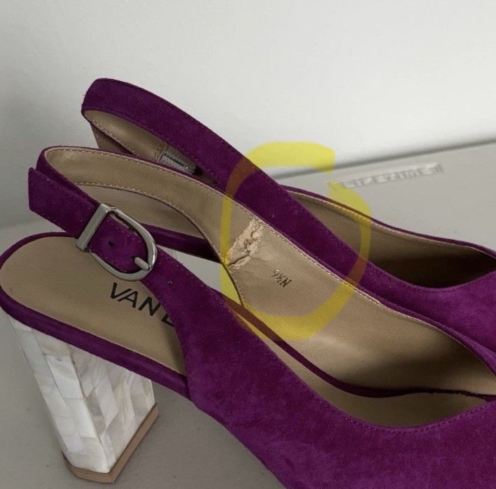 VANELi | Purple Suede Slingback Pumps Size 9.5