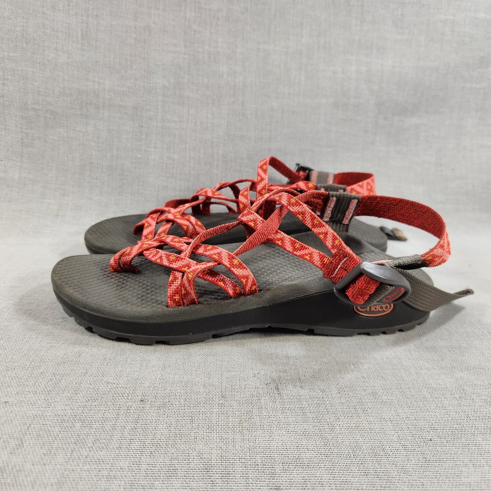 Chaco ZCloud X2 Botanic Spicy Orange Womens Size 8 Sandals Shoes Strappy