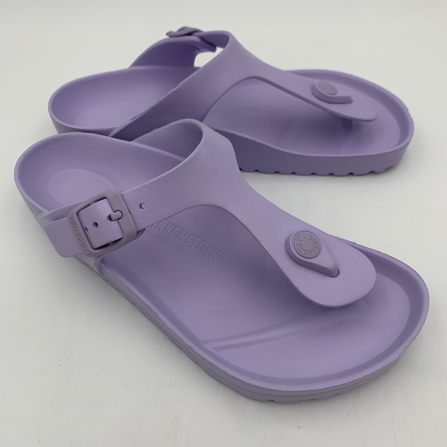 Birkenstock w Box Gizeh Purple Fog EVA Regular Width Select Size G1N