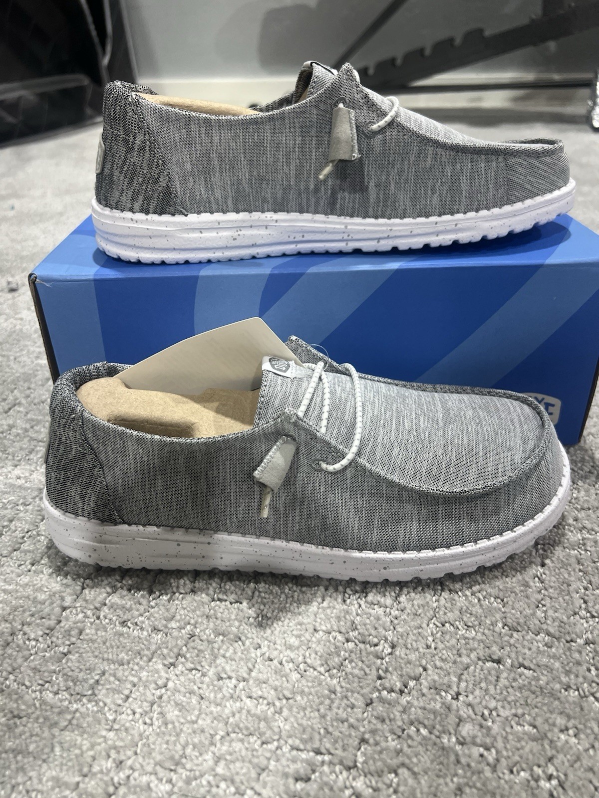 These Are Hey Dude Women’s Wendy Sport Knit Casual Slip-on Shoes Woman’s 9