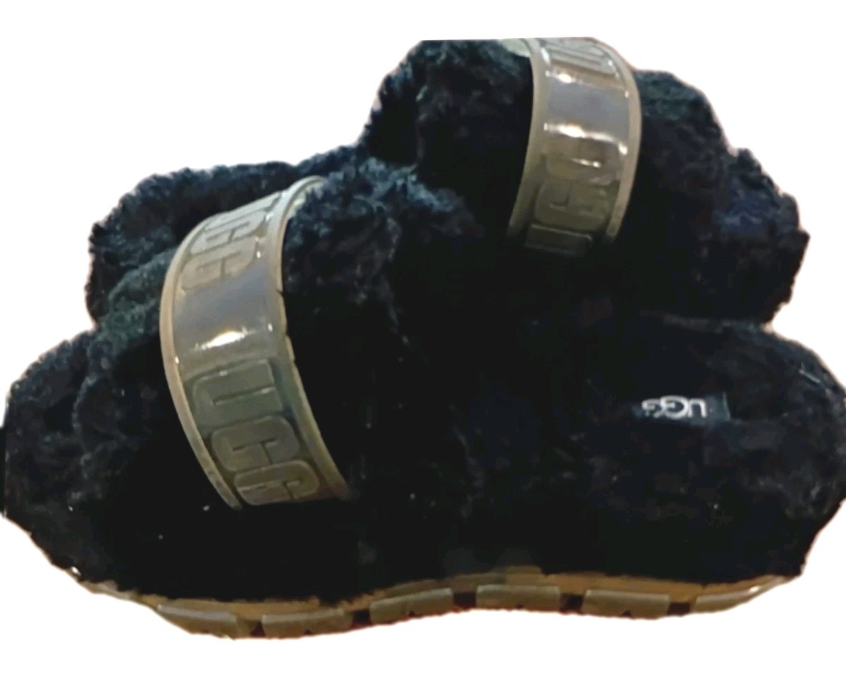 UGG black fur thick-soled slippers United States 9 MPN 1131971