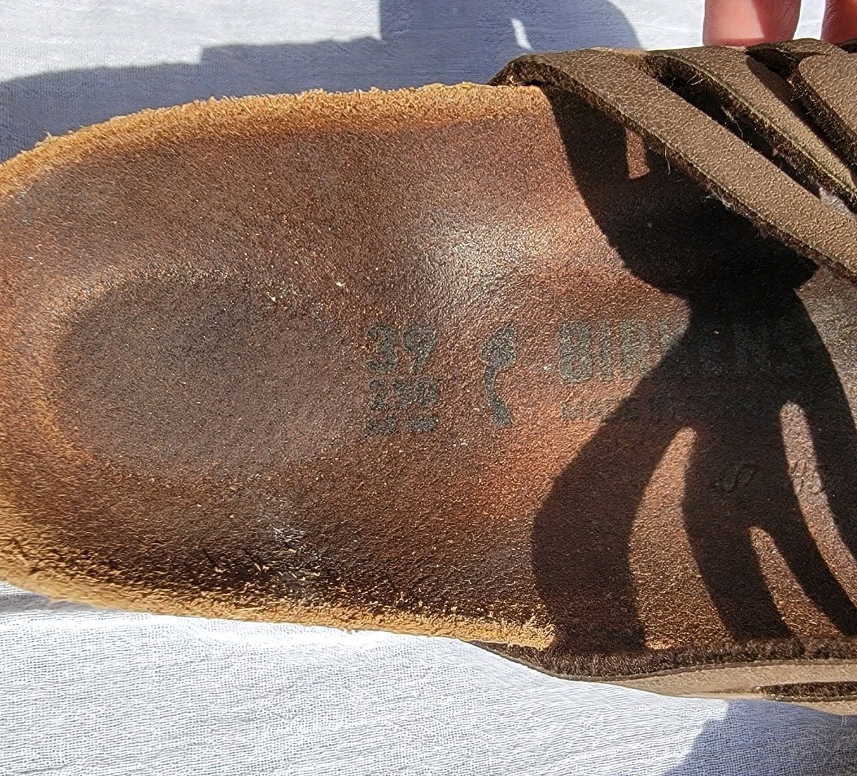Birkenstock Granada Sandals Brown Leather Women’s 39 EU Narrow