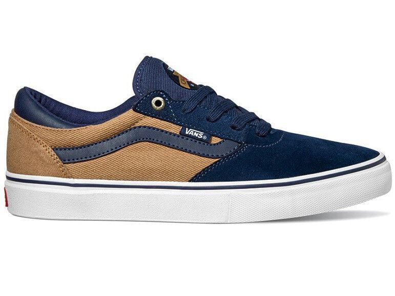 Vans Gilbert Crockett Pro Navy Tan Sneakers MEN’S 6.5 WOMEN’S 8