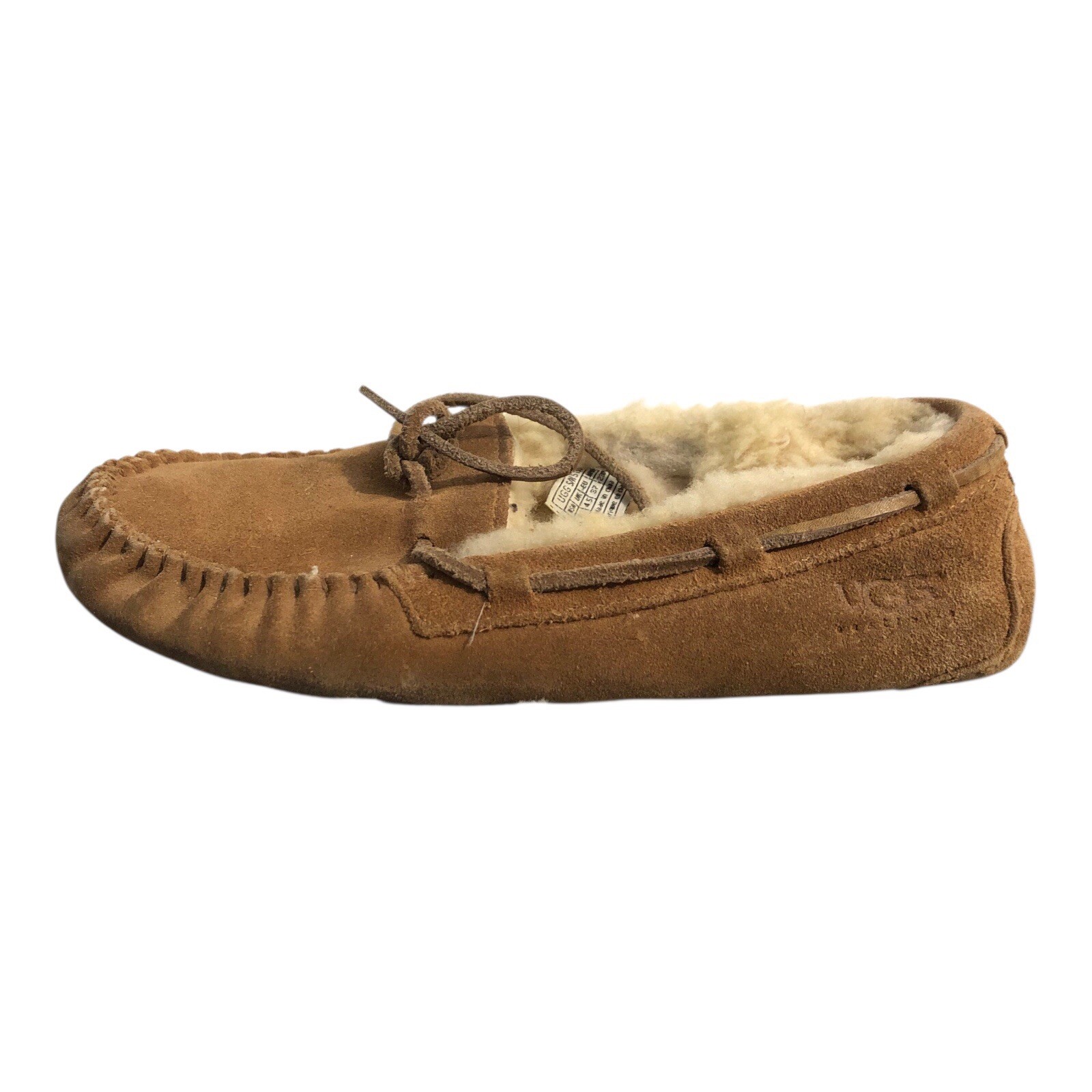 UGG Australia Dakota Shearling 5133 Brown Slip On Moccasins Women’s Size 6