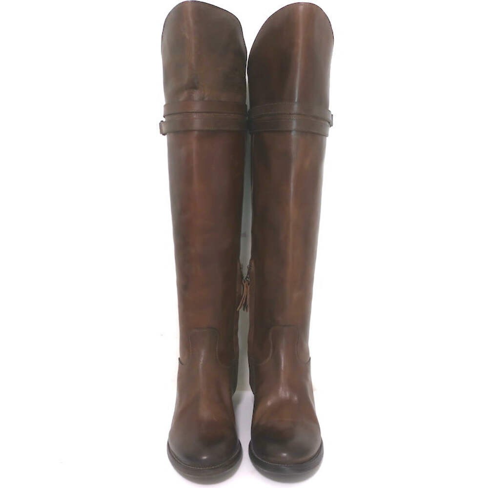 N.D.C. Gerda High Over the Knee Riding Boots Brown Leather Size 36 NEW