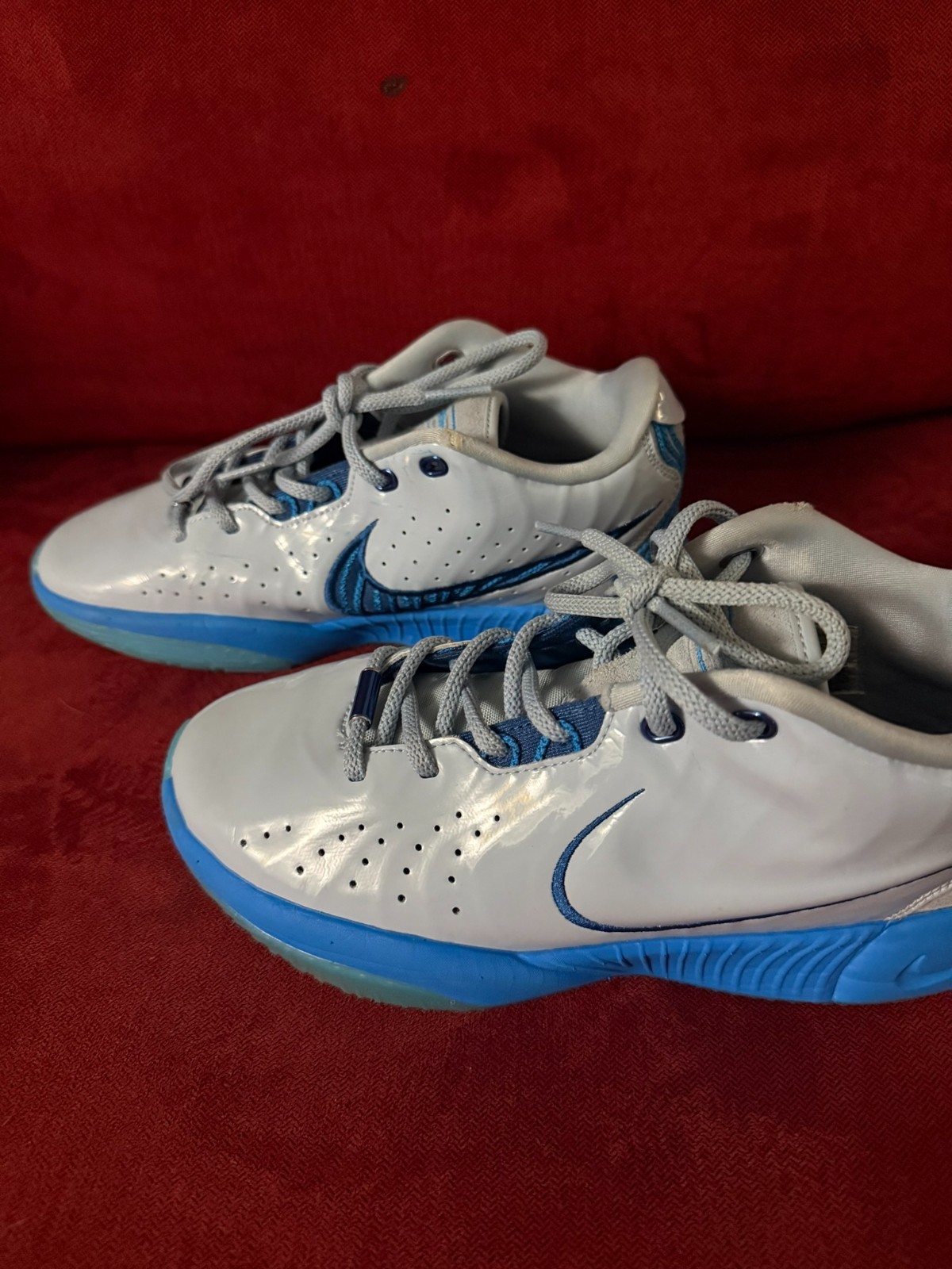 Nike Lebron XXI 21 Basketball Shoes FV1210-400 Blue Size 6.5Y Youth / 8 Women’s