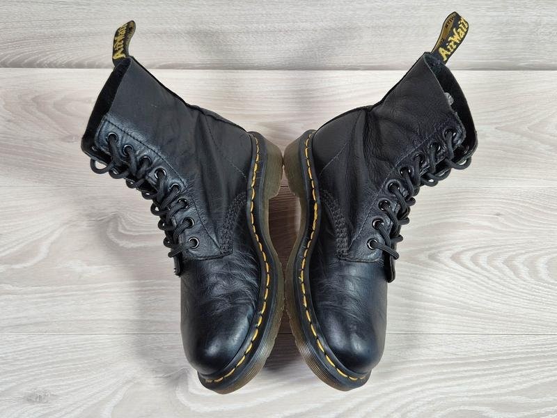 Women Dr Martens boots black leather 37 #3KTU