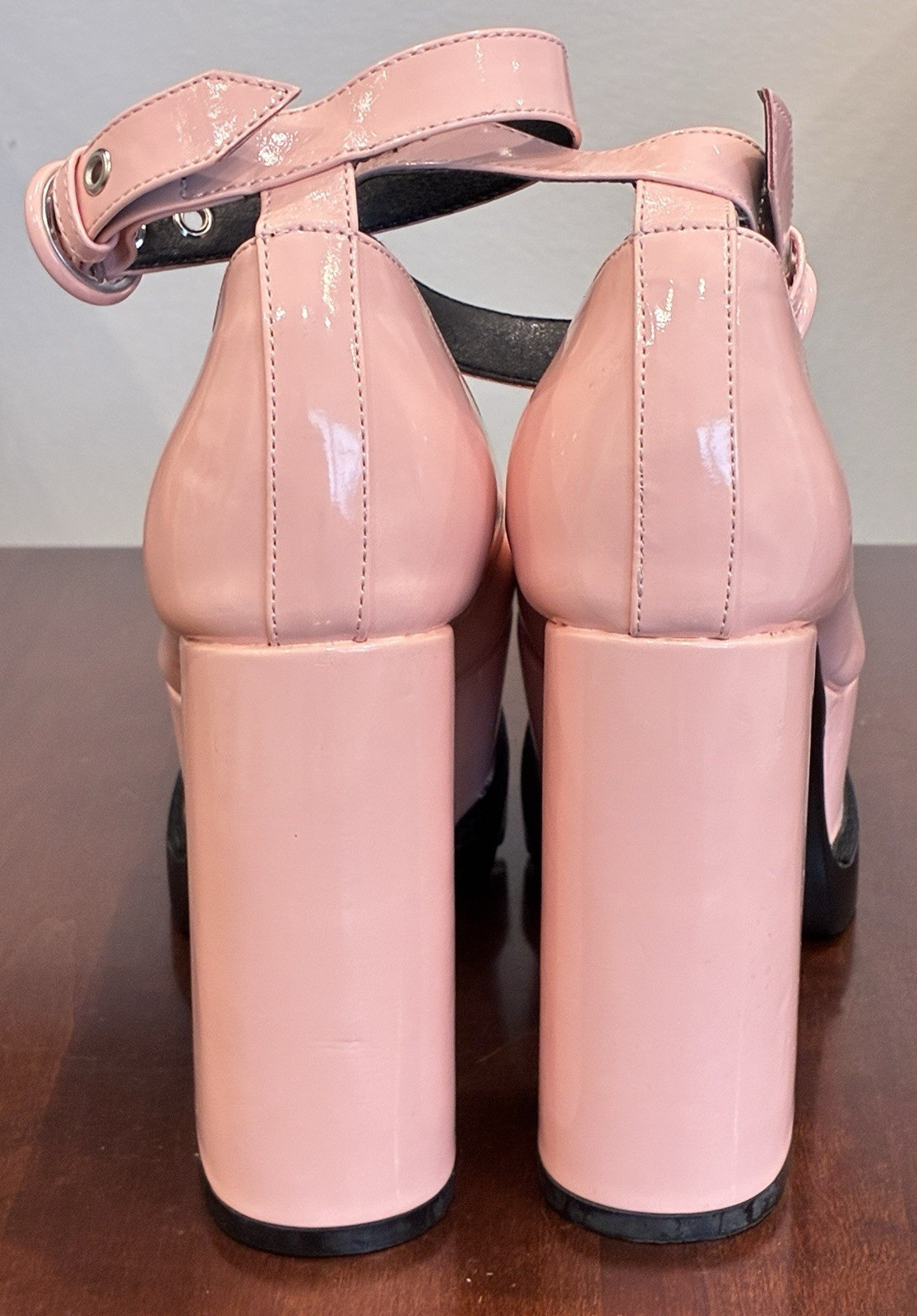 La Moda Candy Extreme Pink Platform Heels Size 7 Mary Jane Goth Punk Dolls Kill
