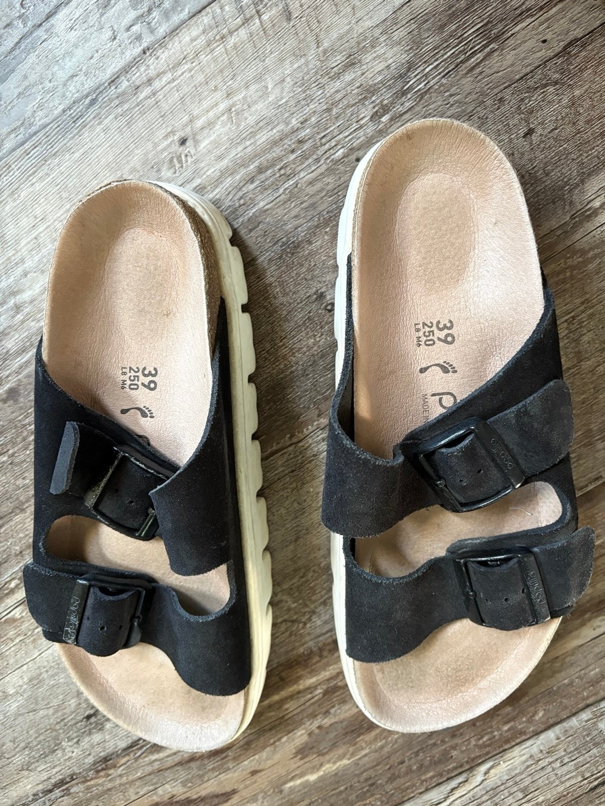 Arizona Chunky Papillio Birkenstock Sandal slides size 39 w8 m6