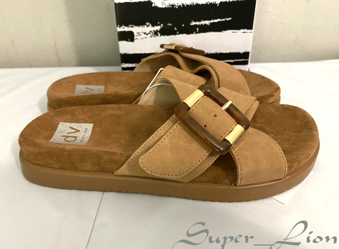 NEW DV by Dolce Vita Women’s USHA Lightweight Suede Sandals – PICK SIZE – TAN