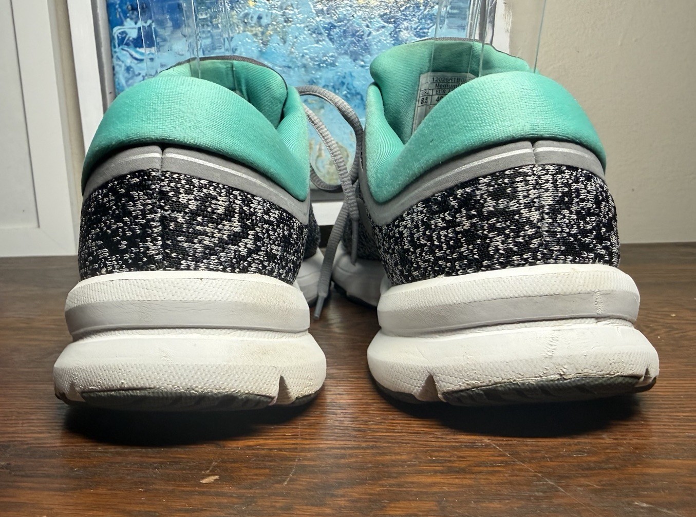 Brooks Launch 5 Women’s Running Shoes Gray Teal Size 8.5