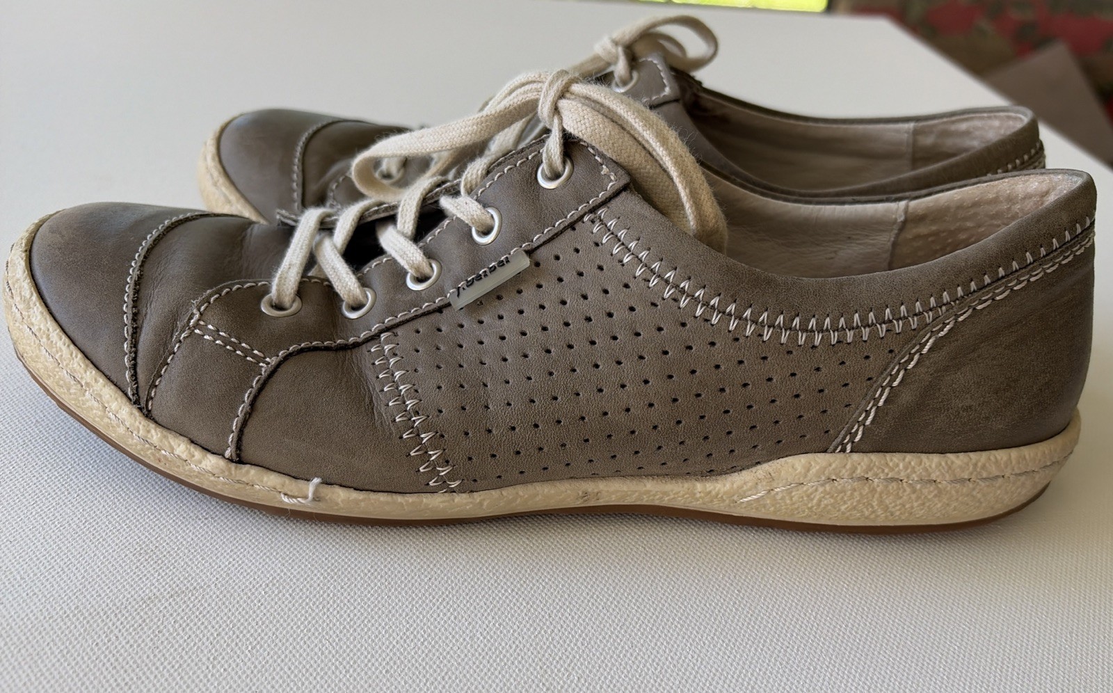 Josef Seibel Women’s Caspian Sneakers Brownish Gray Size EU 39 US 8.5