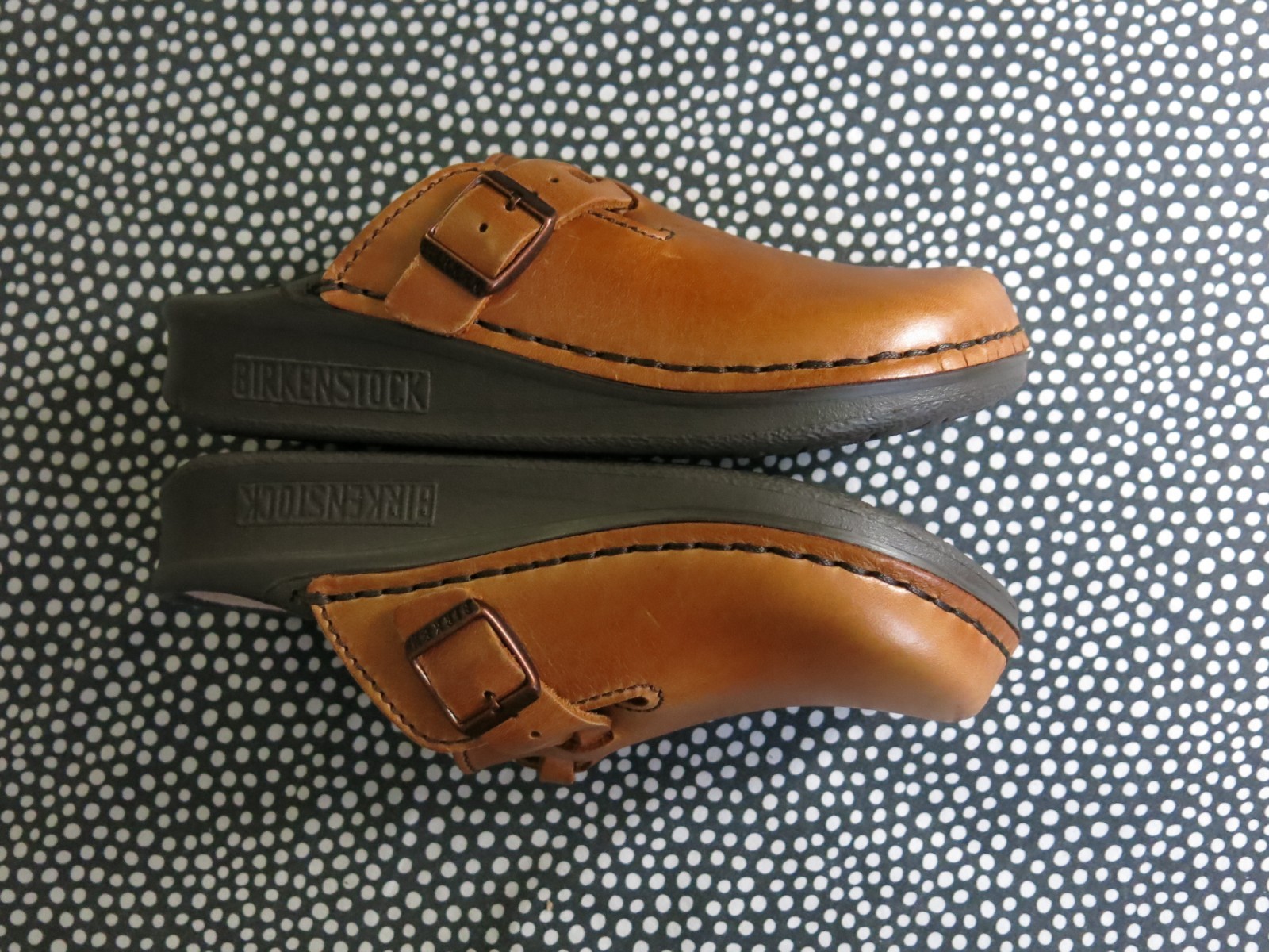 Birkenstock Boston leather clogs with braided strap Antwerpen EU 36 US 5-5.5 M