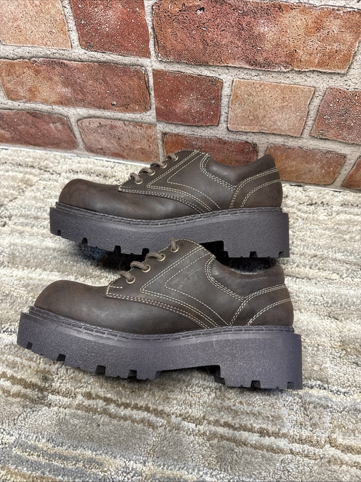 Y2K Chunky Brown Mudd Shoes Size 5 Women’s