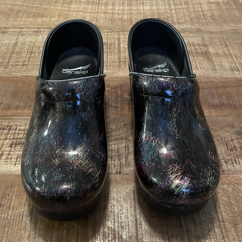 Dansko Patent Leather Clogs