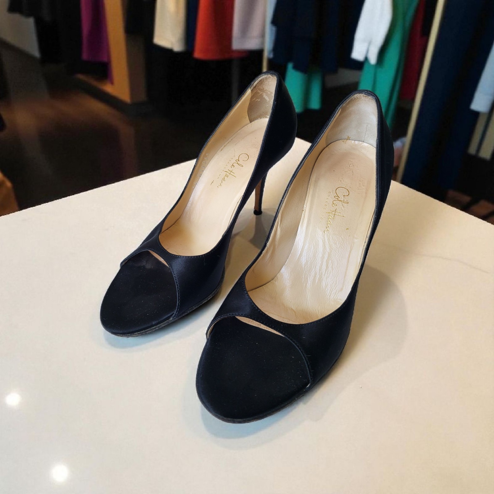 Cole Haan Open Toes Heel Womans Shoes Sz 6.5