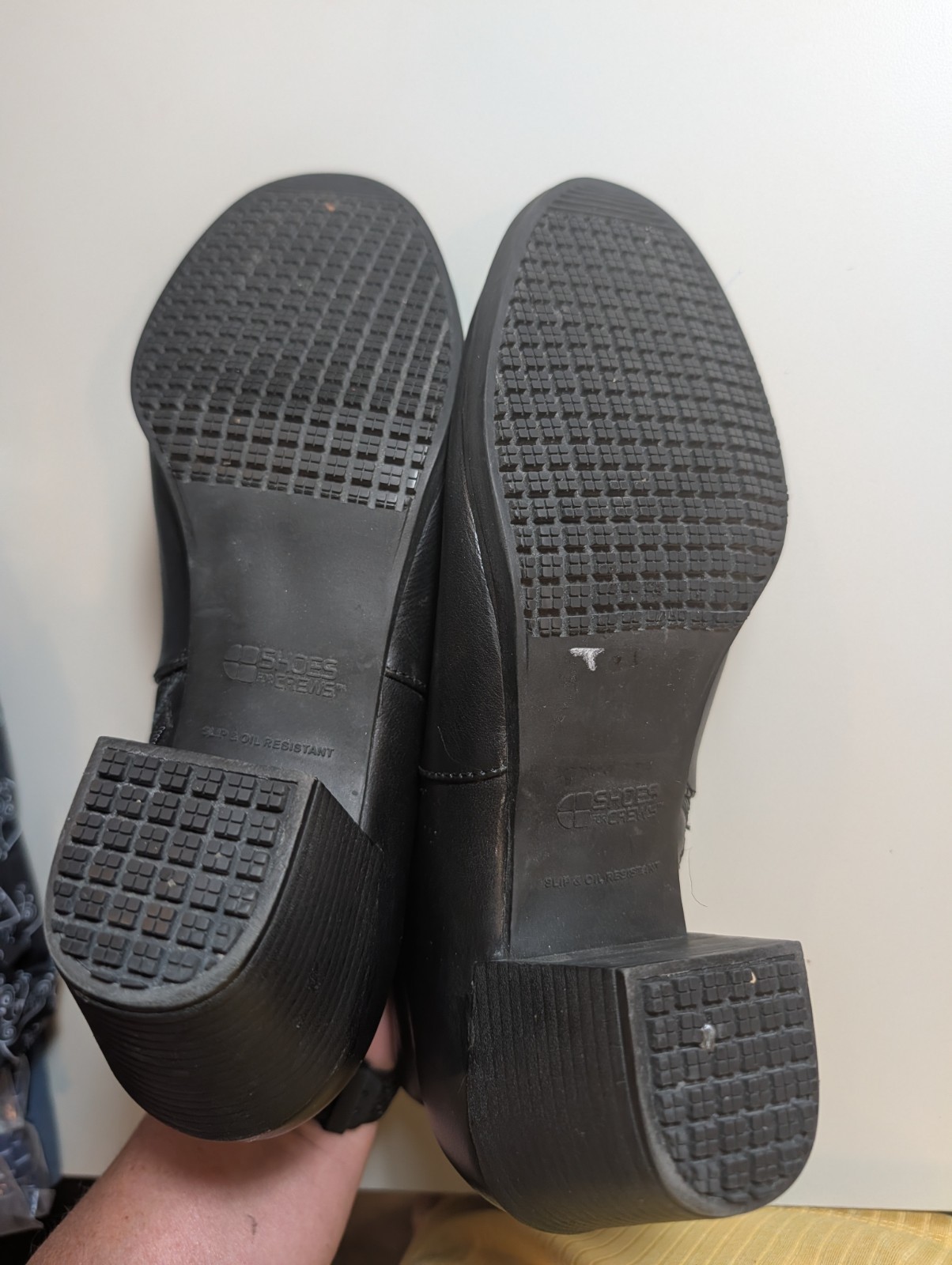 Shoes For Crews Woman’s Black Delilah Slip/Water Resistant Booties