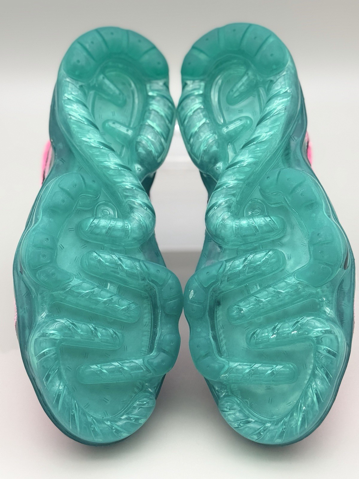 NIKE AIR VAPORMAX 2023 FK FLYKNIT NN CLEAR JADE-BLACK-PINK SZ 6.5 [FN7182-335]